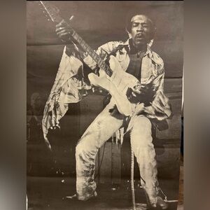 Vintage 1970 Jimi Hendrix Poster – Ron Raffaelli Photography (Original)